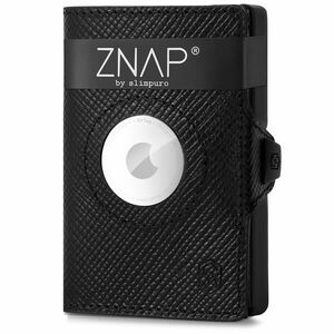 Slimpuro ZNAP Airtag Wallet, 12 kártya, érmés rekesz, 8, 9 x 1, 8 x 6, 3 cm (Sz x Ma x Mé), RFID-védelem kép