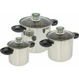 Bo-Camp Cookware set Elegance Compact 3 Stainless steel kép