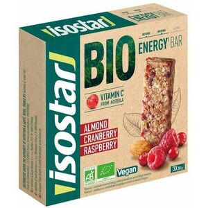Isostar BIO Energiaszelet - piros gyümölcsök 3x 30 g kép