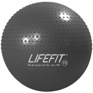 Lifefit masszázslabda 75 cm, sötétszürke kép