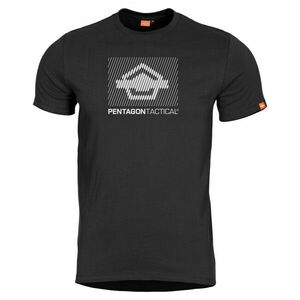 Pentagon Parallel tričko, fekete kép