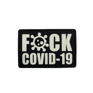 WARAGOD Fuck Covid 19 PVC rátét kép