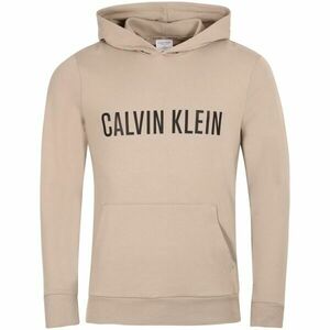 Calvin Klein INTENSE POWER LOUNGE-L/S HOODIE Férfi pulóver, bézs, veľkosť S kép