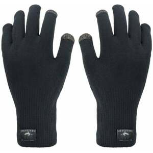 Sealskinz Waterproof All Weather Ultra Grip Knitted Glove Black S Kesztyű kerékpározáshoz kép