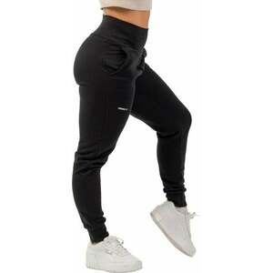 Nebbia High-Waist Loose Fit Sweatpants "Feeling Good" Black M Fitness nadrág kép