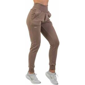 Nebbia High-Waist Loose Fit Sweatpants "Feeling Good" Brown M Fitness nadrág kép
