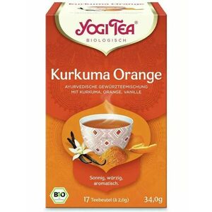 Kurkuma narancs bio tea - Yogi Tea kép