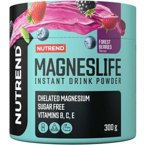 Nutrend Magneslife instant drink powder 300 g, erdei gyümölcs kép