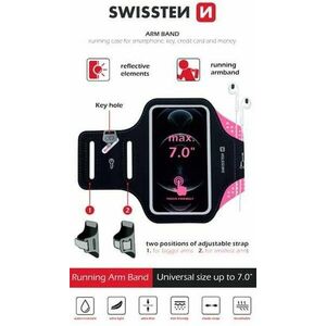 Swissten Armband 7, 0" rózsaszín tok kép