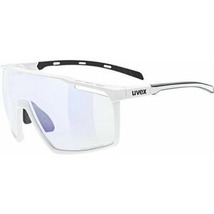 UVEX MTN Perform V White Matt/Variomatic Litemirror Blue Kerékpáros szemüveg kép