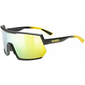 UVEX Sportstyle 235 Sunbee/Black Matt/Mirror Yellow Kerékpáros szemüveg kép