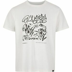 O'Neill GRAFFITI T-SHIRT Férfi póló, fehér, méret kép
