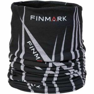 Finmark FSW-210 Multifunkcionális kendő fleece béléssel, fekete, veľkosť UNI kép