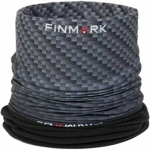 Finmark FSW-217 Multifunkcionális kendő fleece résszel, sötétszürke, méret kép
