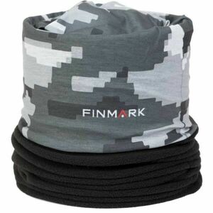 Finmark FSW-227 Multifunkcionális kendő fleece résszel, szürke, veľkosť UNI kép
