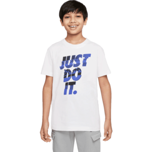 Nike U NSW TEE CORE BRANDMARK 1 Fiú póló, fehér, veľkosť S kép