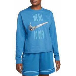 Hosszú ujjú póló Nike Swoosh Fly Women s Boxy Long-Sleeve T-Shirt kép