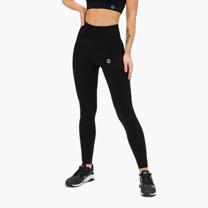 Női leggings Gym Glamour varrat nélküli fekete 195 kép
