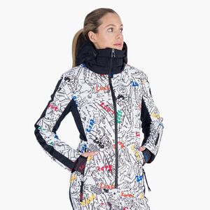 Női sí kabát Rossignol Eco-Logic Ski white kép