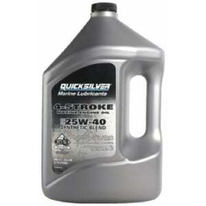 Quicksilver 4-Stroke Marine Oil Synthetic Blend 25W-40 4 L kép