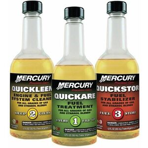 Quicksilver Quickare + Quickleen + Quickstor SET Üzemanyag-adalék Benzin kép