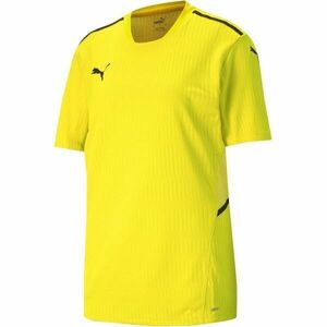 Puma TEAMCUP JERSEY Férfi póló focira, sárga, méret kép