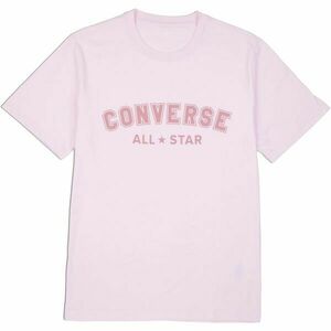 Converse CLASSIC FIT ALL STAR SINGLE SCREEN PRINT TEE Uniszex póló, rózsaszín, méret kép