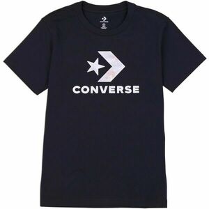 Converse SEASONAL STAR CHEVRON SS TEE Női póló, fekete, veľkosť XS kép