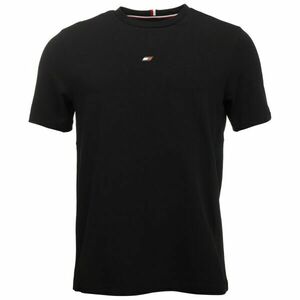 Tommy Hilfiger ESSENTIALS SMALL LOGO S/S TEE Férfi póló, fekete, veľkosť L kép
