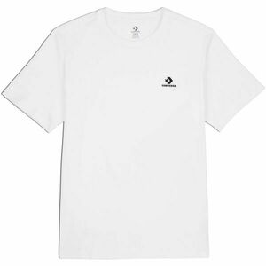 Converse CLASSIC LEFT CHEST SS TEE Uniszex póló, fehér, méret kép