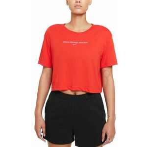 Rövid ujjú póló Nike Yoga Women s Cropped Graphic T-Shirt kép