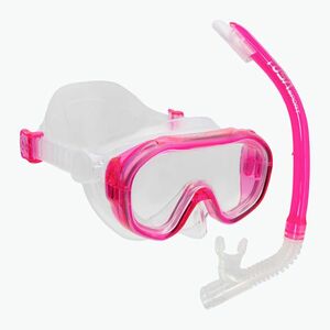 TUSA búvárszett maszk + snorkel rózsaszín UC-0211PFY kép
