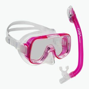 TUSA Gyermek búvárszett maszk + snorkel MINI-KLEIO rózsaszín UC-2022P kép