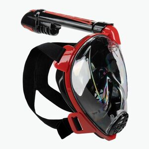 Cressi Duke Dry Full Face snorkel maszk fekete/piros XDT005058 kép