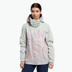 Női snowboard kabát ROXY Jetty Block 2021 gray violet marble kép