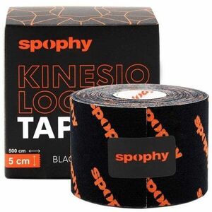 Spophy Kinesiology Tape Black, kineziológiai szalag fekete, 5 cm x 5 m kép