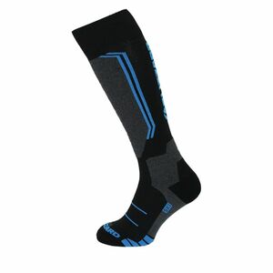 BLIZZARD-Allround wool ski socks, black/anthracite/blue Fekete 31/34 kép
