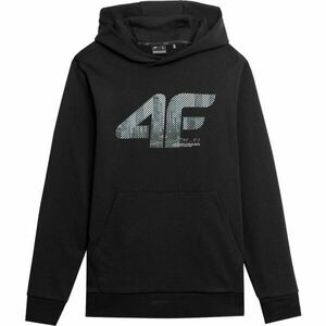 4F MEN´S HOODED Férfi pulóver, fekete, veľkosť L kép