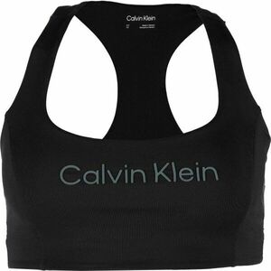 Calvin Klein ESSENTIALS PW MEDIUM SUPPORT SPORTS BRA Női sportmelltartó, fekete, méret kép
