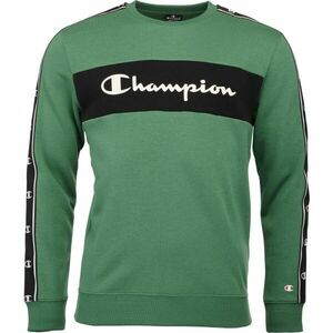Champion AMERICAN TAPE CREWNECK SWEATSHIRT Férfi pulóver, zöld, méret XXL kép