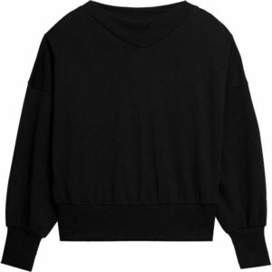4F SWEATSHIRT W Női pulóver, fekete, veľkosť M kép
