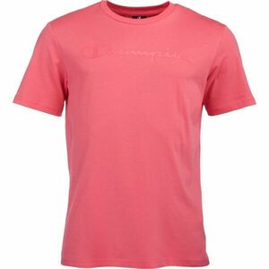 Champion AMERICAN CLASSICS CREWNECK T-SHIRT Férfi póló, rózsaszín, méret kép