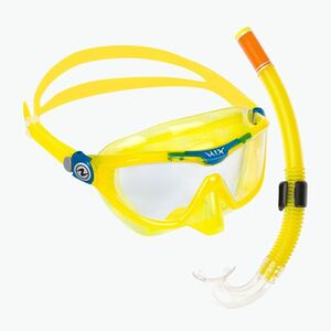 Aqualung Mix gyermek snorkel készlet maszk + snorkel sárga/kék SC4250798 kép
