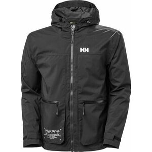 Helly Hansen Men's Move Hooded Rain Jacket Black 2XL Dzseki kép