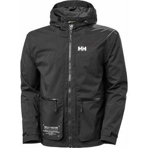 Helly Hansen Men's Move Hooded Rain Jacket Black M kép