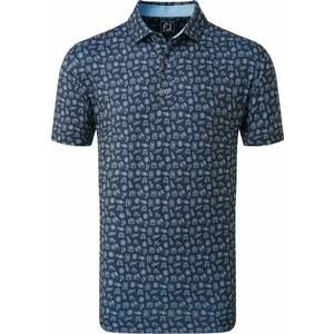 Footjoy Travel Print Mens Polo Shirt Navy/True Blue S kép