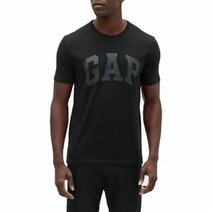 GAP V-BASIC LOGO T Férfi póló, fekete, méret kép