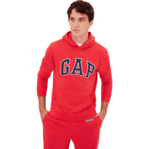 GAP XLS FT ARCH PO HD Férfi pulóver, piros, méret kép