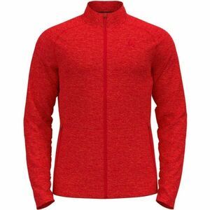 Odlo FULL ZIP SESVENNA Férfi cipzáras pulóver, piros, méret XL kép