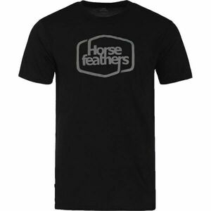 Horsefeathers ROOTER TECH T-SHIRT Férfi póló, fekete, méret kép